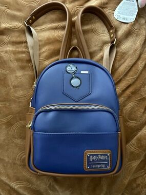 Loungefly Blue and Brown Harry Potter Mini Backpack